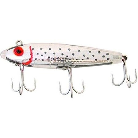 Mirrolure Spotted Trout Tt Sinking Twitchbait, 3 58, 12 Oz Silver ScaleClear TT-S
